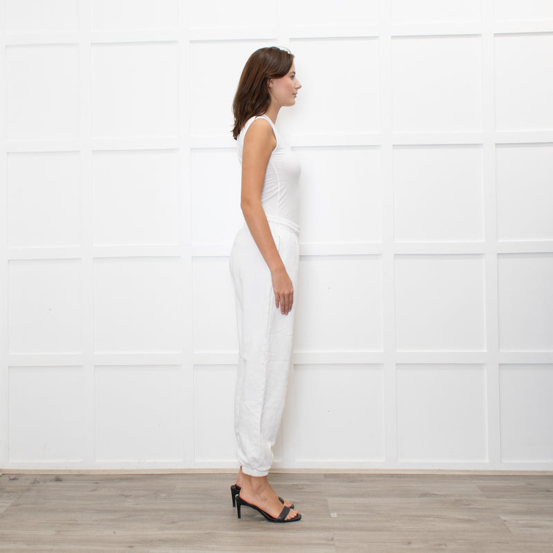 Rotate by Birger Christensen White Logo Joggers
