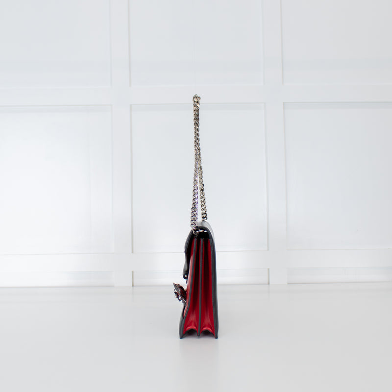 Alexander McQueen Red And Black Spider Pin Bag