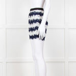 Diane Von Furstenberg Navy White Lace Shorts