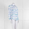 Bella Dahl Blue And White Tie Dye Shirt