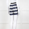 Diane Von Furstenberg Navy White Lace Shorts
