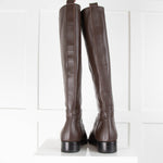 Harvey Nichols Brown Low Western Knee Boots