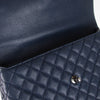 Chanel Top Handle Coco bag in Blue Caviar Leather