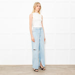 GRLFRND The Liya Boyfriend Jeans With Rip Knee