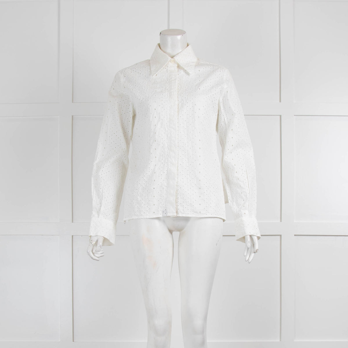 Emilia Wickstead Bexley White Cotton Shirt