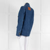 JW Anderson Blue Denim Logo Patch Blazer Jacket