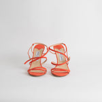 Jimmy Choo Orange Suede Stiletto Heels
