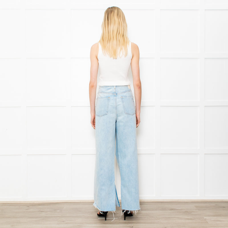 GRLFRND The Liya Boyfriend Jeans With Rip Knee