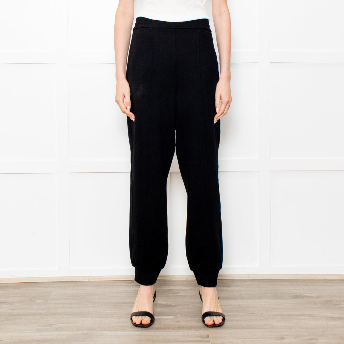 Me + Em Black Jogger Style Trousers