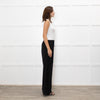 Serena Bute Black Pull On Wide Leg Trousers