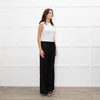 Serena Bute Black Pull On Wide Leg Trousers