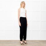 Me + Em Black Jogger Style Trousers