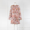 Needle & Thread X Jasmine Hemsley Pink And Mauve Floral Dress