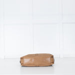 Saint Laurent Beige Mombasa Metal Handle Small Bag
