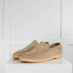 Loro Piana Beige Suede Loafer