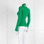 Coperni Green Cross Front Detail Top