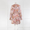Needle & Thread X Jasmine Hemsley Pink And Mauve Floral Dress