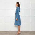 Polo Ralph Lauren Blue Denim Belted Shirt Dress