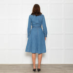 Polo Ralph Lauren Blue Denim Belted Shirt Dress