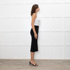 Essentiel Antwerp Black Lurex Knit Skirt