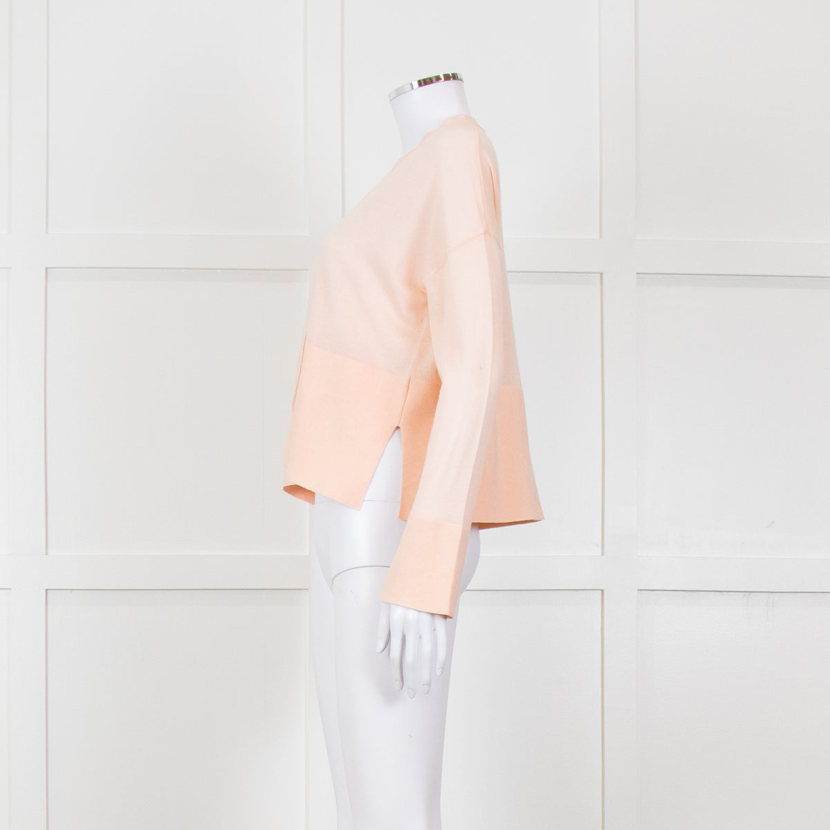 Me + Em Pale Pink Fine Knit Cardigan