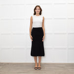 Equipment Black Knitted Pencil Skirt