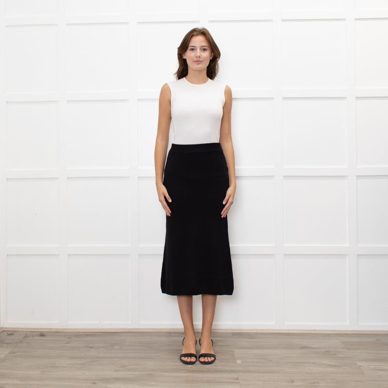 Equipment Black Knitted Pencil Skirt