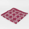 Christian Dior Burgundy and Fuschia Reversible Silk Square Scarf