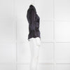 Hawes & Curtin Black Sheen Blouse