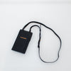 Tod's Black Leather Magnetic T Phone Crossbody