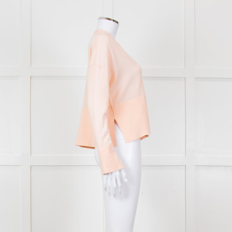 Me + Em Pale Pink Fine Knit Cardigan