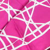 Christian Dior Burgundy and Fuschia Reversible Silk Square Scarf