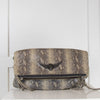 Zadig & Voltaire Grey Snakeskin Crossbody Bag