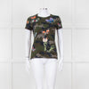 Valentino Khaki Camouflage Embellished T-Shirt
