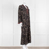 Emporio Sirenuse Black Brown Print Long Kaftan