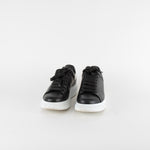 Alexander McQueen Black White Exaggerated-Sole Trainers