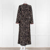 Emporio Sirenuse Black Brown Print Long Kaftan
