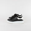 Alexander McQueen Black White Exaggerated-Sole Trainers