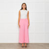 Me+Em Candy Pink Satin Side Detail Wide Leg Trousers