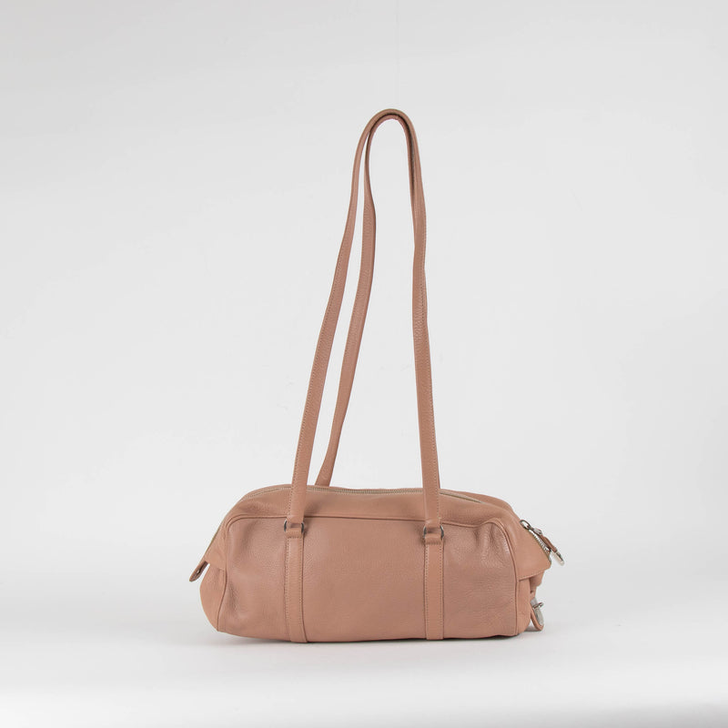 Prada  Nude Long Handle Shoulder Bag