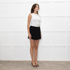 Claudie Pierlot Black Crepe Wrap Skort