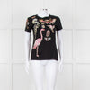 Valentino Black Embellished T-shirt