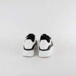 Alexander McQueen Black White Exaggerated-Sole Trainers