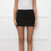 Rag & Bone Green Lurex Tweed Mini Skirt