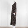 Emporio Sirenuse Black Brown Print Long Kaftan
