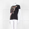 Valentino Black Embellished T-shirt
