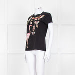 Valentino Black Embellished T-shirt
