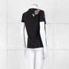 Valentino Black Embellished T-shirt