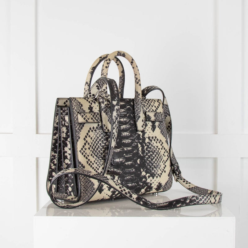 Saint Laurent Python Nano Sac de Jour Bag