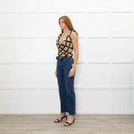 Vivienne Westwood Tattersall Piquet Brown Check Anna Top